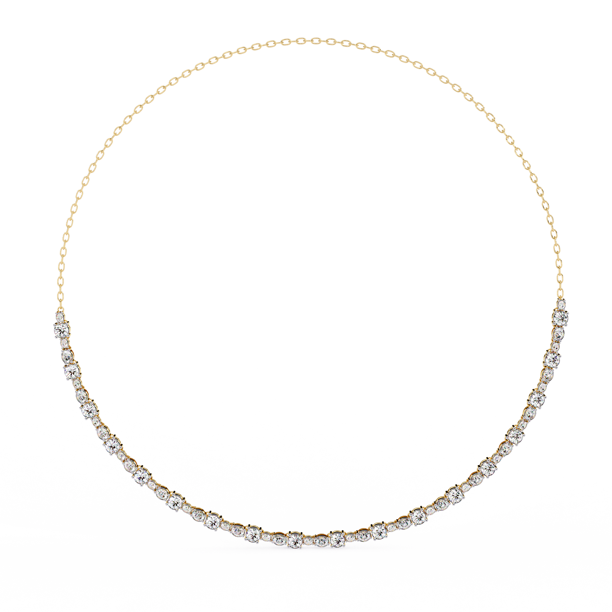 Yellow Gold / Moissanite, Yellow Gold / Lab Grown