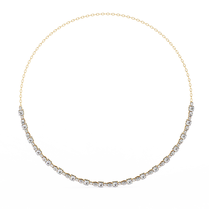 Yellow Gold / Moissanite, Yellow Gold / Lab Grown