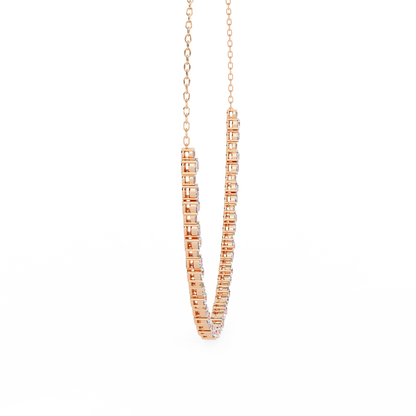 Rose Gold / Moissanite, Rose Gold / Lab Grown