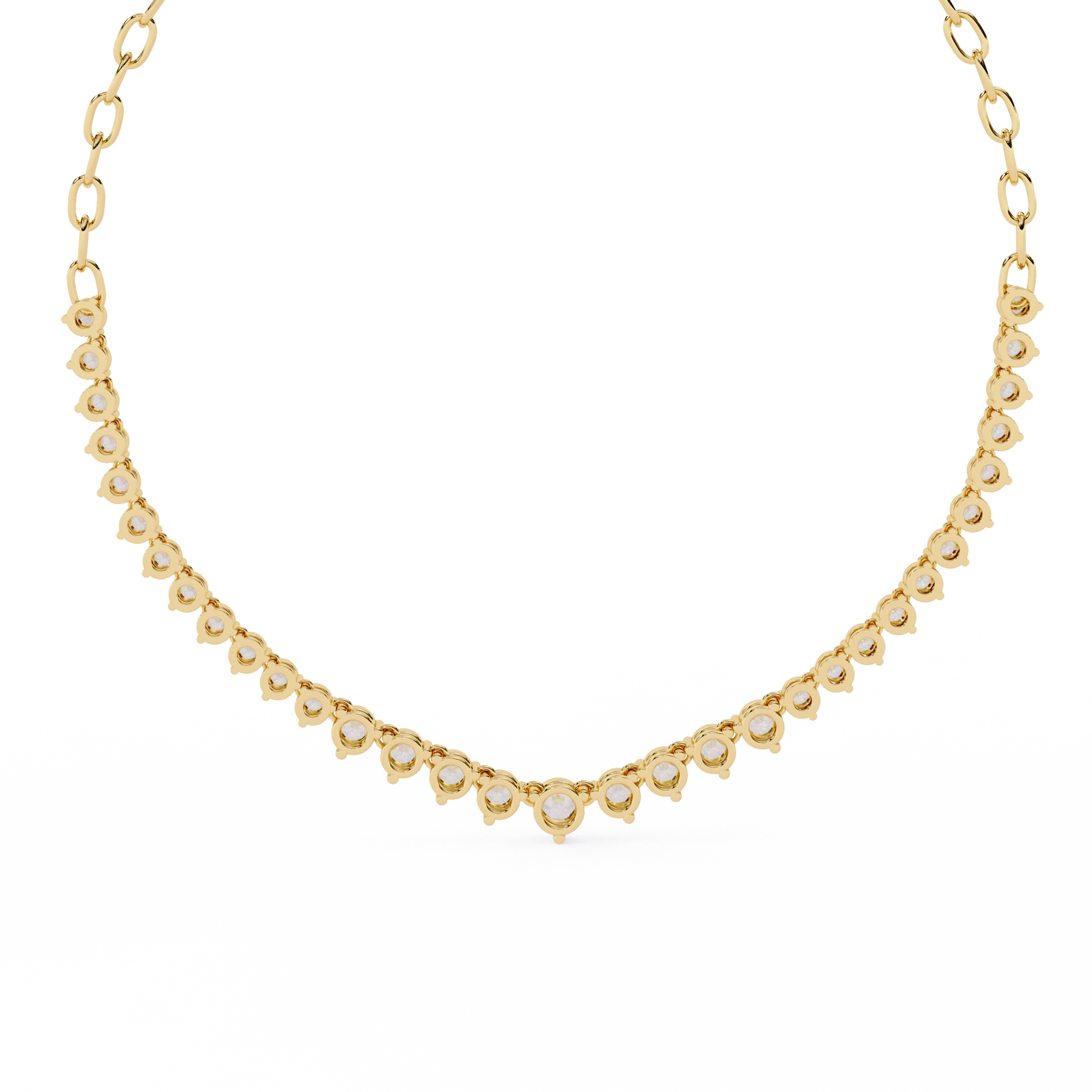 Yellow Gold / Moissanite, Yellow Gold / Lab Grown