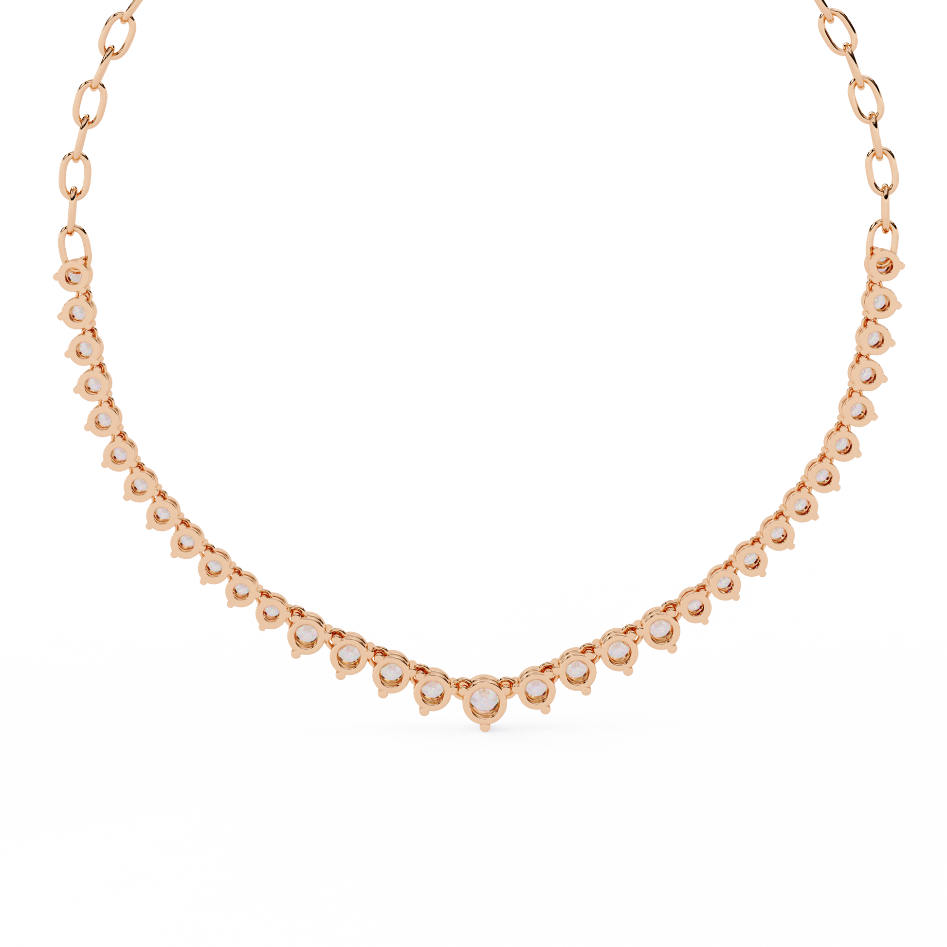 Rose Gold / Moissanite, Rose Gold / Lab Grown