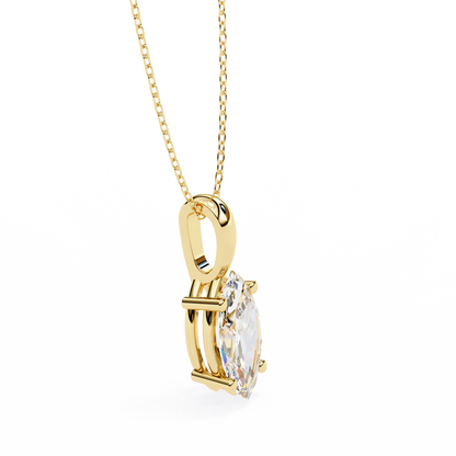 Yellow Gold / Moissanite, Yellow Gold / Lab Grown
