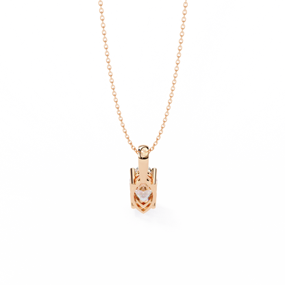 Rose Gold / Moissanite, Rose Gold / Lab Grown