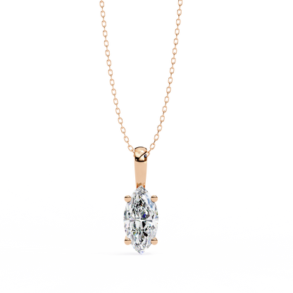 Rose Gold / Moissanite, Rose Gold / Lab Grown