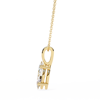 Yellow Gold / Moissanite, Yellow Gold / Lab Grown
