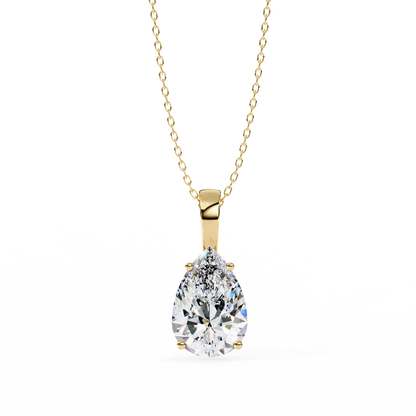 Yellow Gold / Moissanite, Yellow Gold / Lab Grown