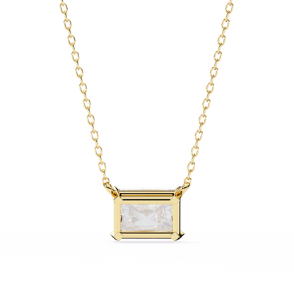 Yellow Gold / Moissanite, Yellow Gold / Lab Grown