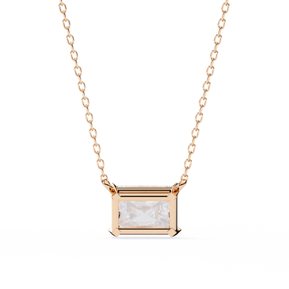 Rose Gold / Moissanite, Rose Gold / Lab Grown