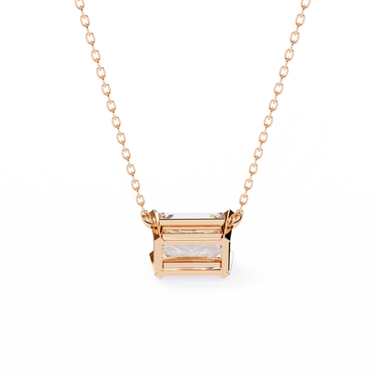 Rose Gold / Moissanite, Rose Gold / Lab Grown