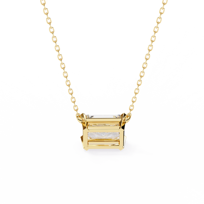 Yellow Gold / Moissanite, Yellow Gold / Lab Grown
