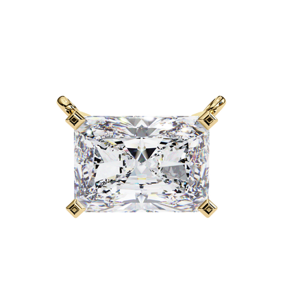 Yellow Gold / Moissanite, Yellow Gold / Lab Grown