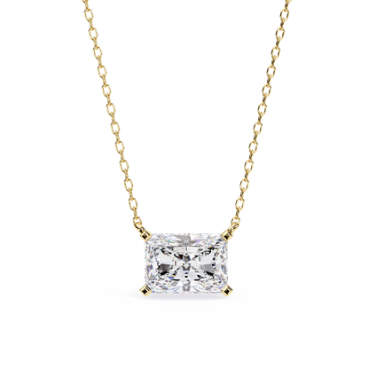 Yellow Gold / Moissanite, Yellow Gold / Lab Grown