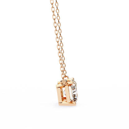 Rose Gold / Moissanite, Rose Gold / Lab Grown