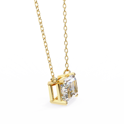Yellow Gold / Moissanite, Yellow Gold / Lab Grown