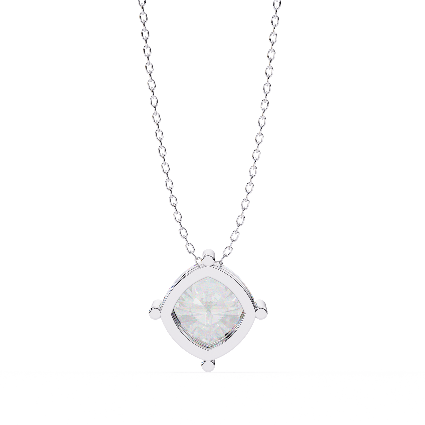 white gold / moissanite, white gold / lab grown