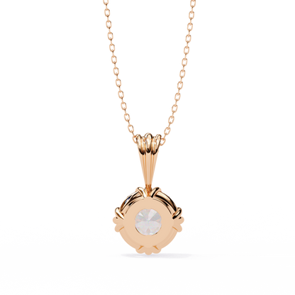 Rose Gold / Moissanite, Rose Gold / Lab Grown