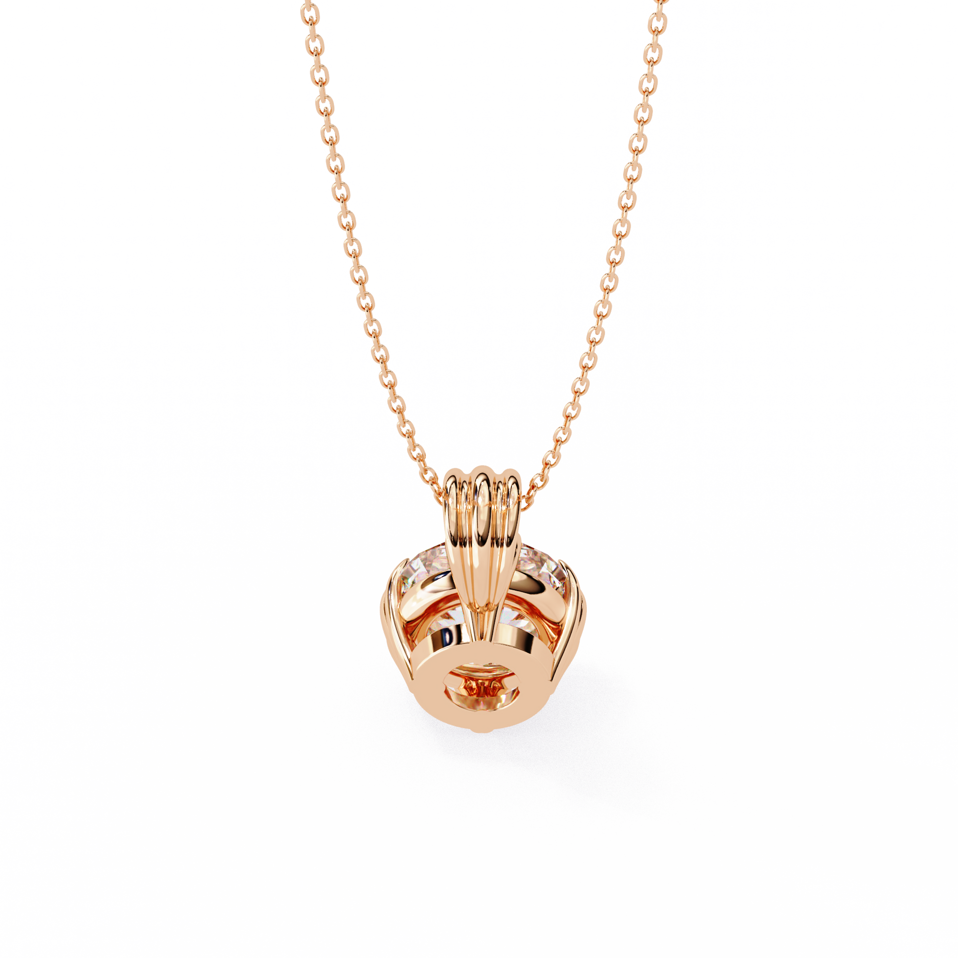 Rose Gold / Moissanite, Rose Gold / Lab Grown