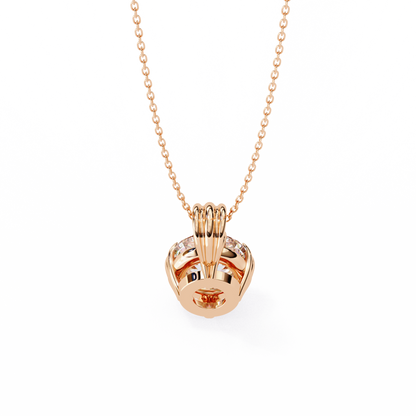 Rose Gold / Moissanite, Rose Gold / Lab Grown