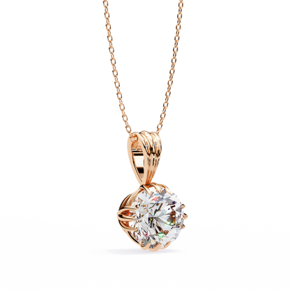 Rose Gold / Moissanite, Rose Gold / Lab Grown