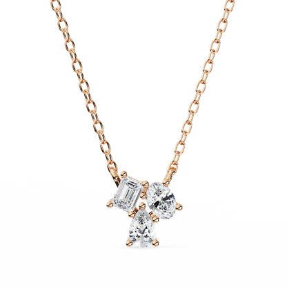 Rose Gold / Moissanite, Rose Gold / Lab Grown
