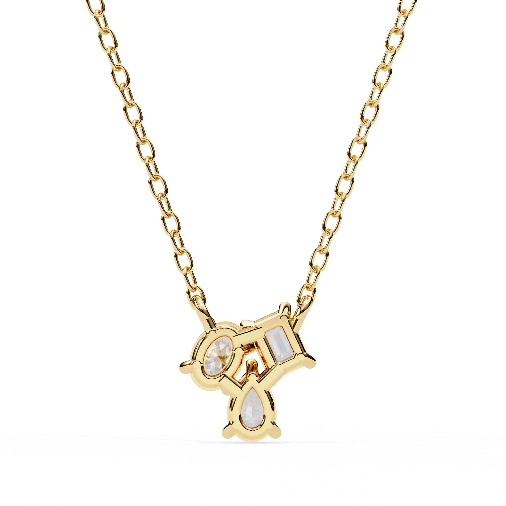 Yellow Gold / Moissanite, Yellow Gold / Lab Grown