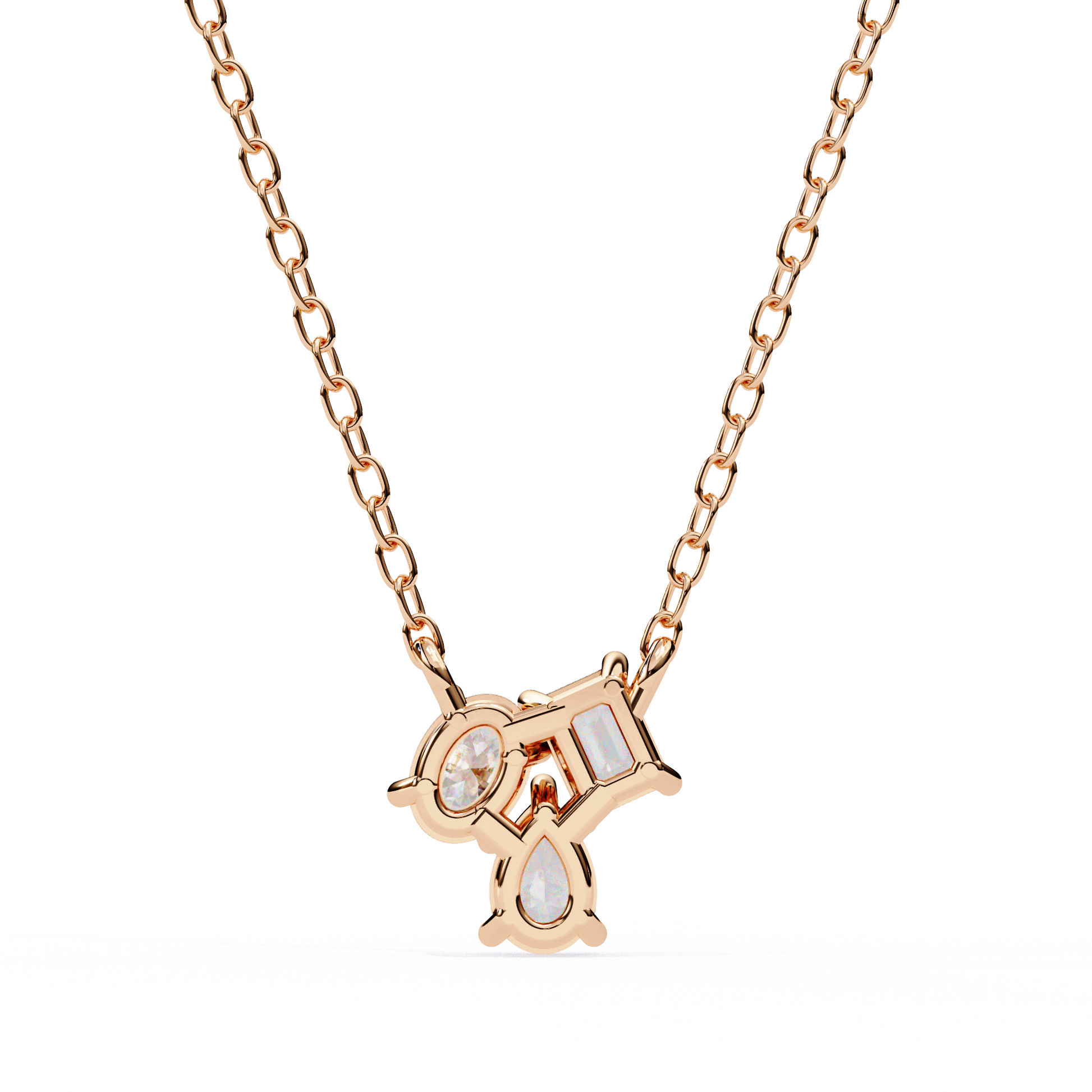 Rose Gold / Moissanite, Rose Gold / Lab Grown