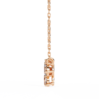 Rose Gold / Moissanite, Rose Gold / Lab Grown