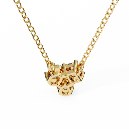 Yellow Gold / Moissanite, Yellow Gold / Lab Grown