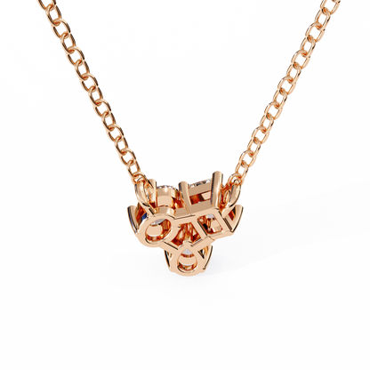 Rose Gold / Moissanite, Rose Gold / Lab Grown