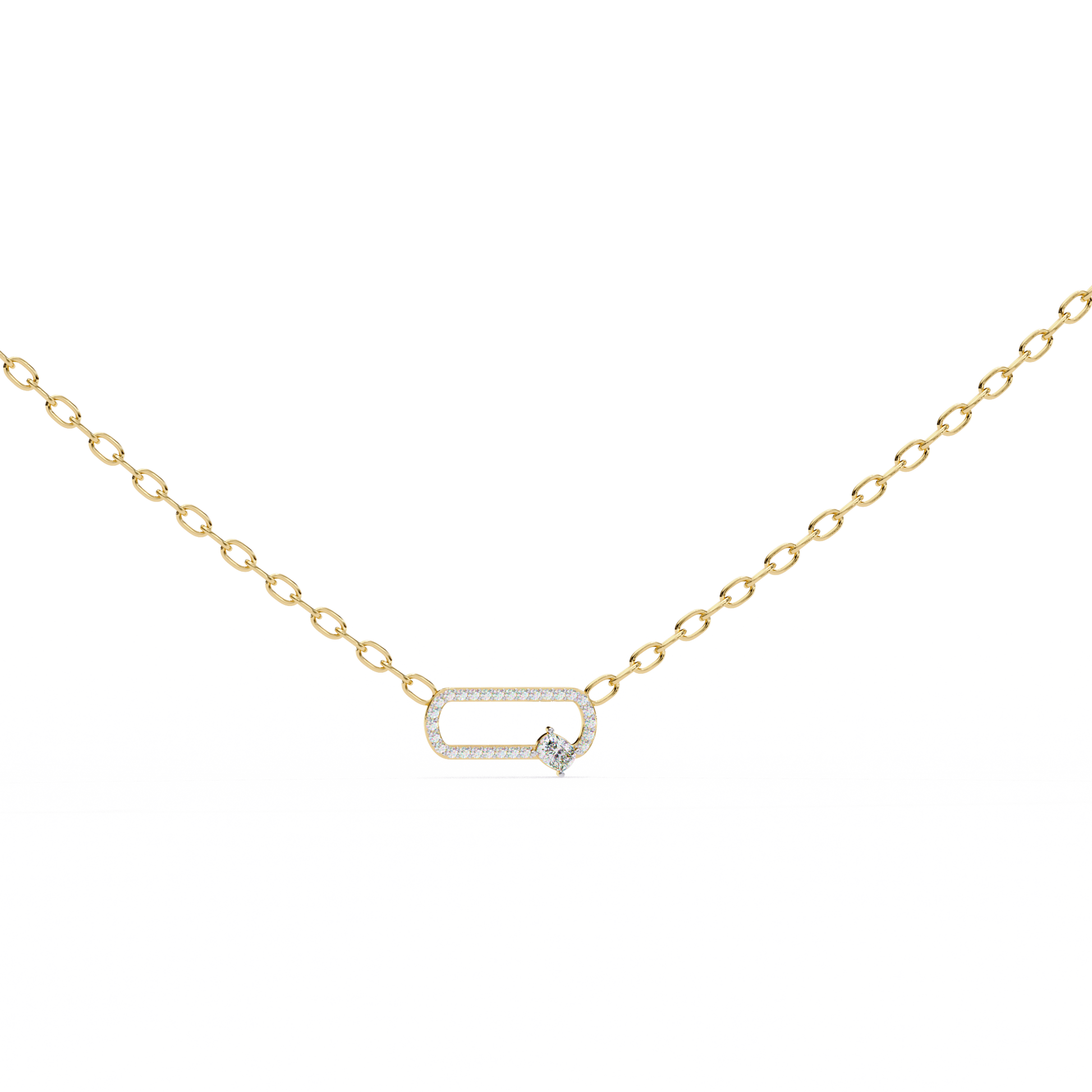 Yellow Gold / Moissanite, Yellow Gold / Lab Grown