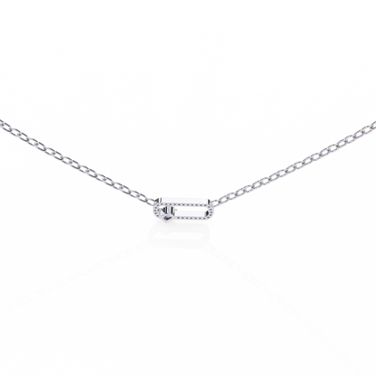 White Gold / Moissanite, White Gold / Lab Grown