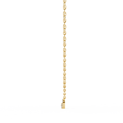 Yellow Gold / Moissanite, Yellow Gold / Lab Grown