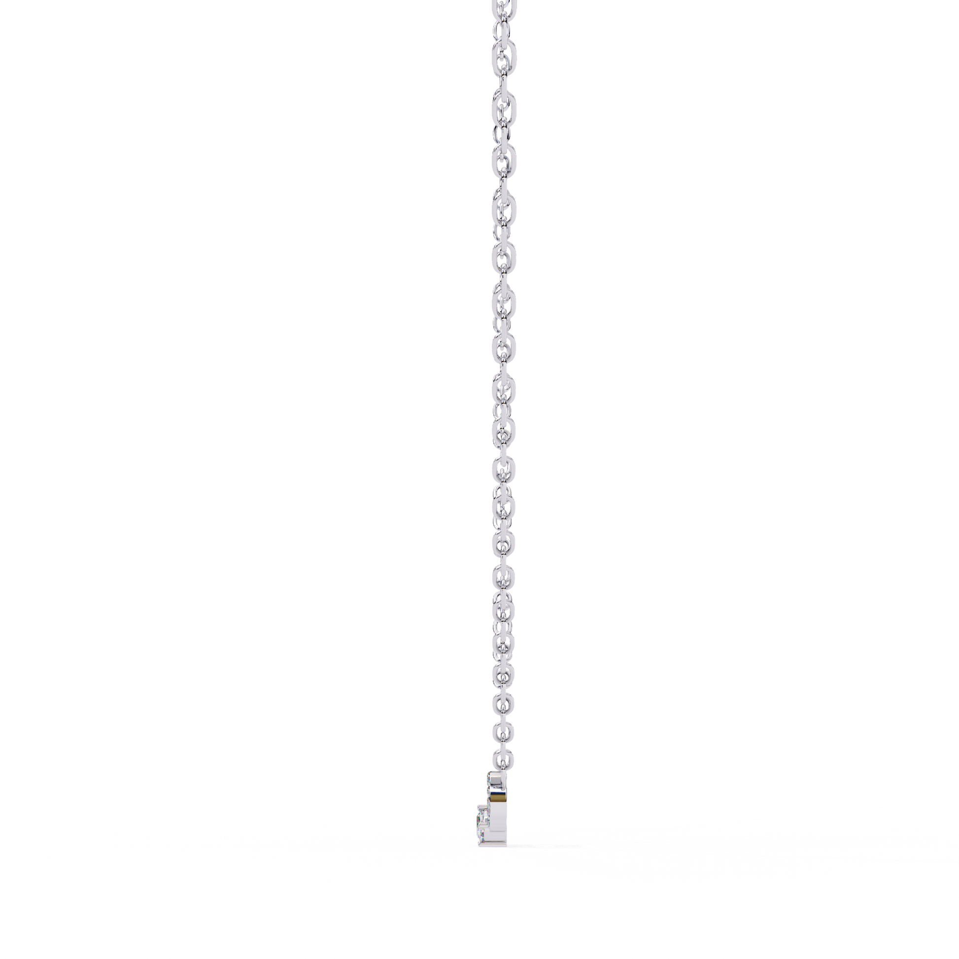 White Gold / Moissanite, White Gold / Lab Grown