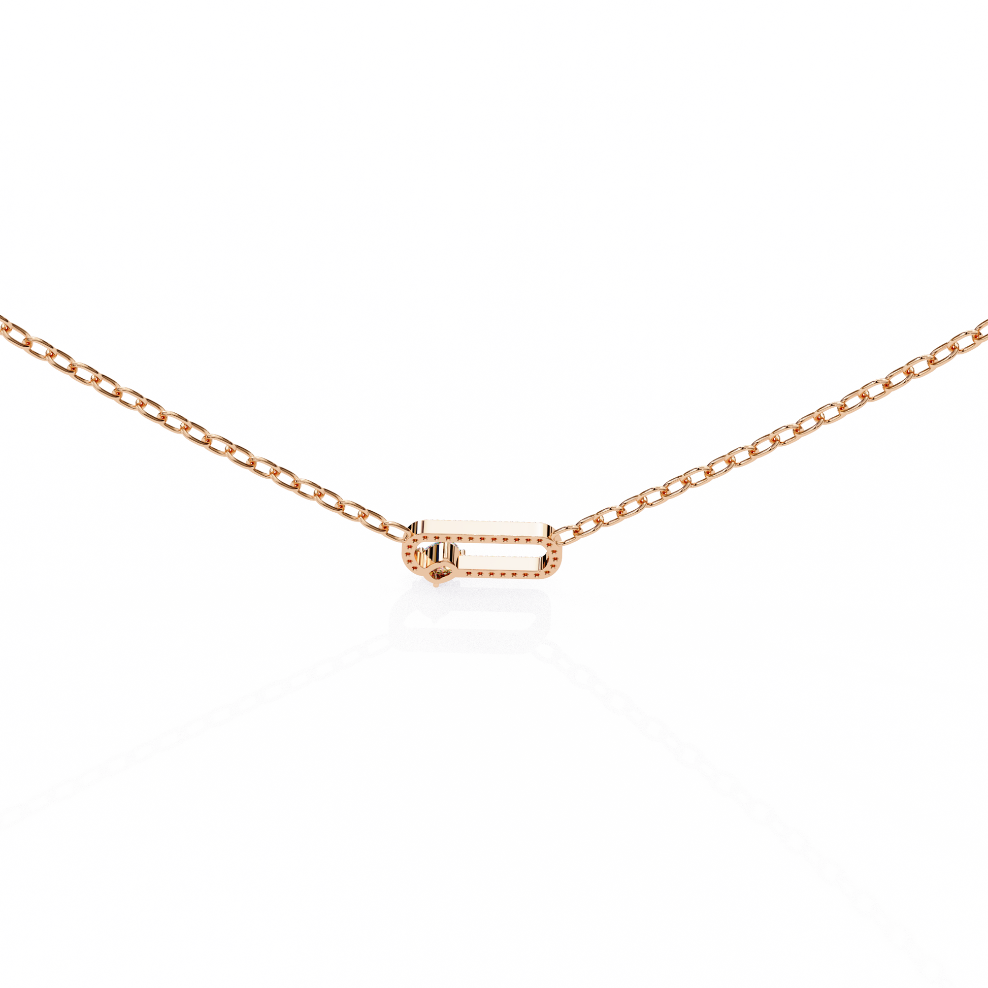 Rose Gold / Moissanite, Rose Gold / Lab Grown