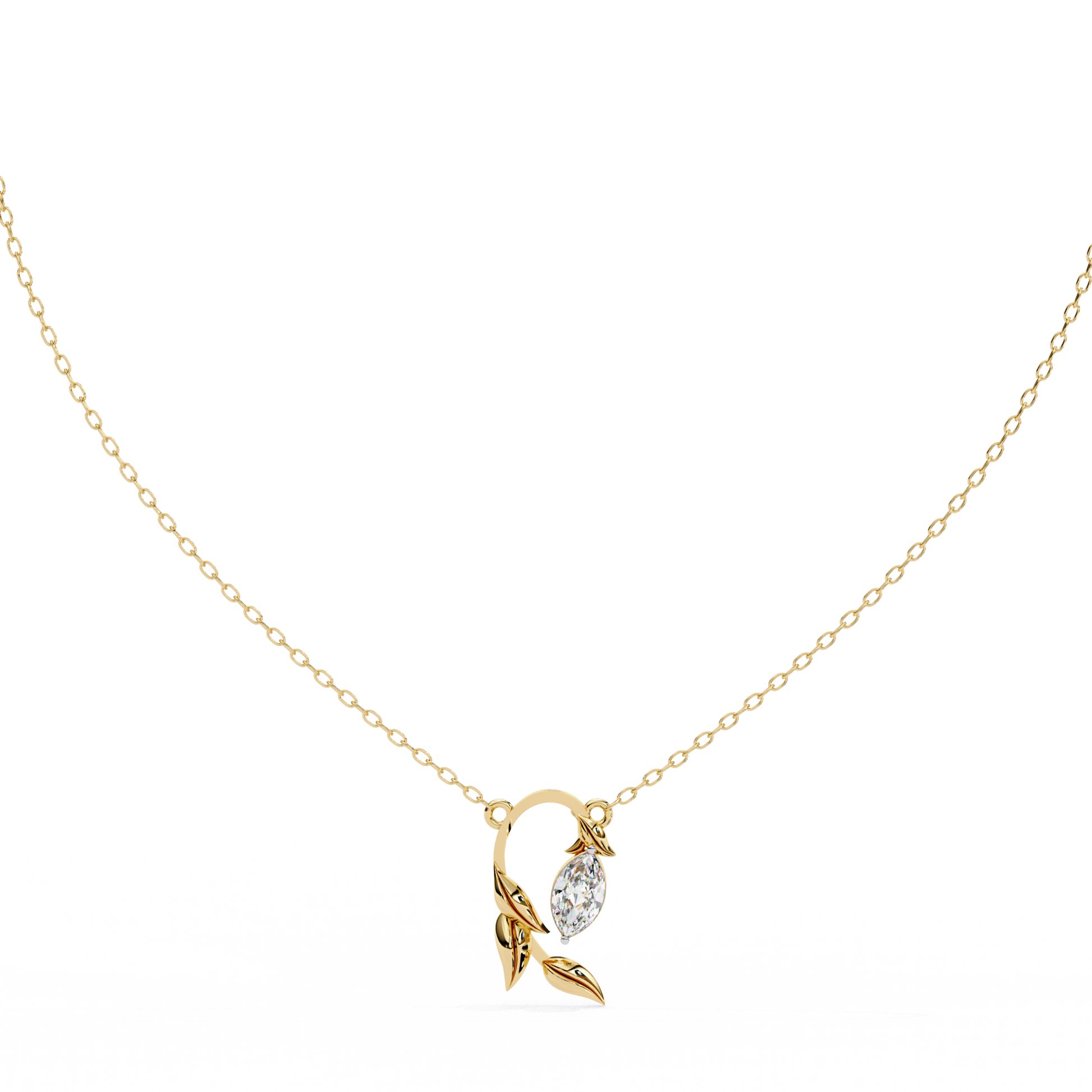 Yellow Gold / Moissanite, Yellow Gold / Lab Grown