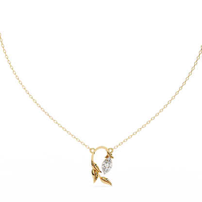 Yellow Gold / Moissanite, Yellow Gold / Lab Grown