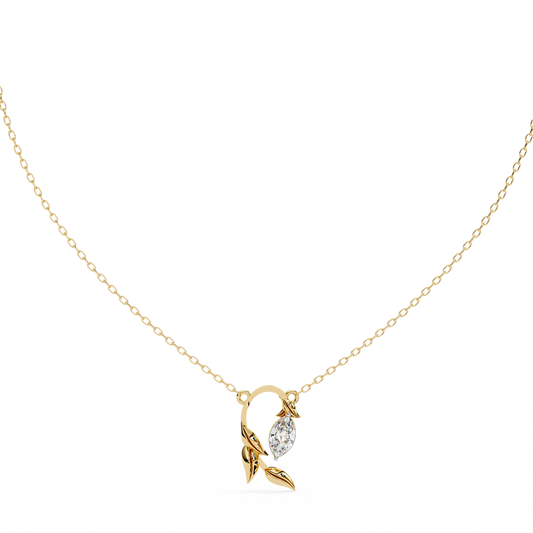 Yellow Gold / Moissanite, Yellow Gold / Lab Grown