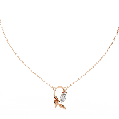 Rose Gold / Moissanite, Rose Gold / Lab Grown