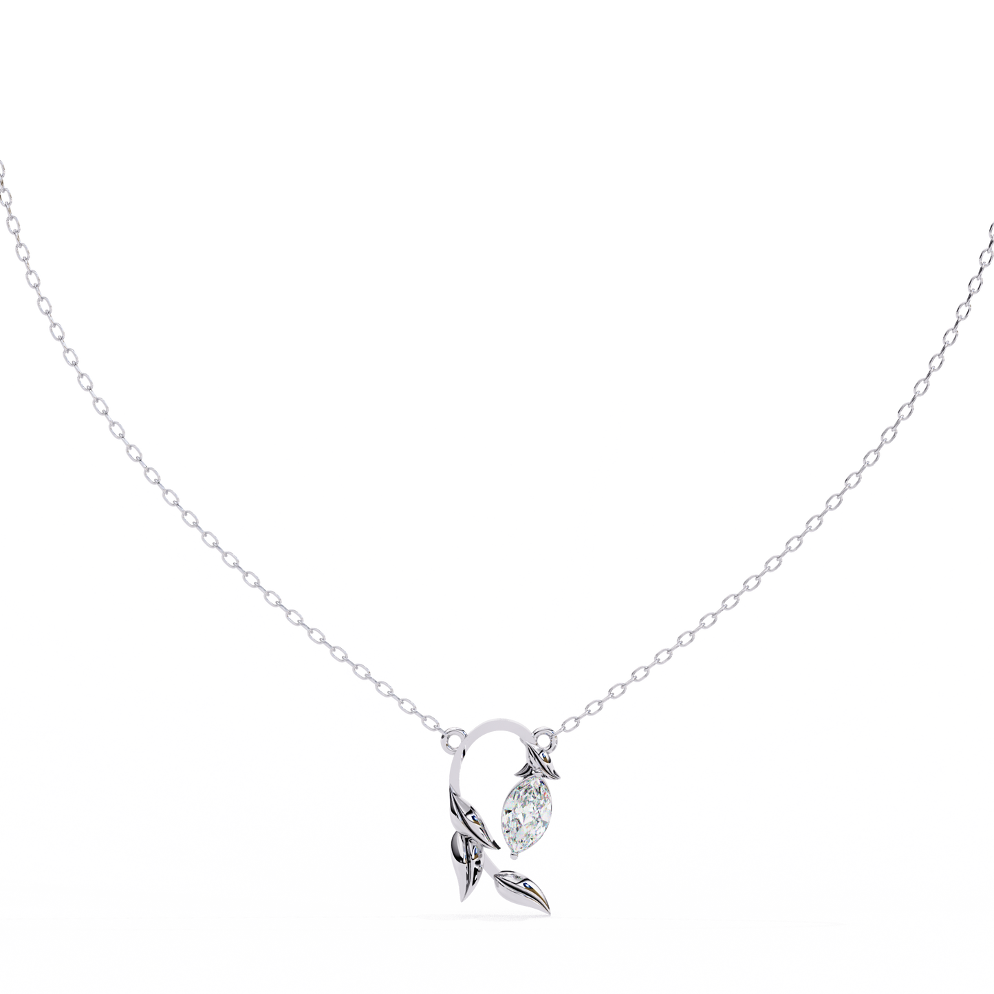 white gold / moissanite, white gold / lab grown