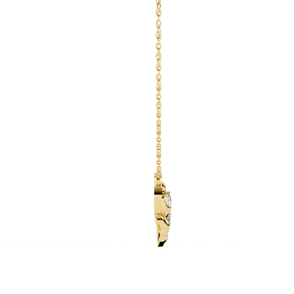 Yellow Gold / Moissanite, Yellow Gold / Lab Grown