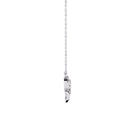 White Gold / Moissanite, White Gold / Lab Grown