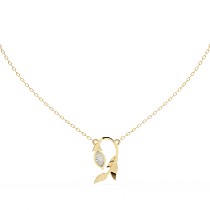 Yellow Gold / Moissanite, Yellow Gold / Lab Grown