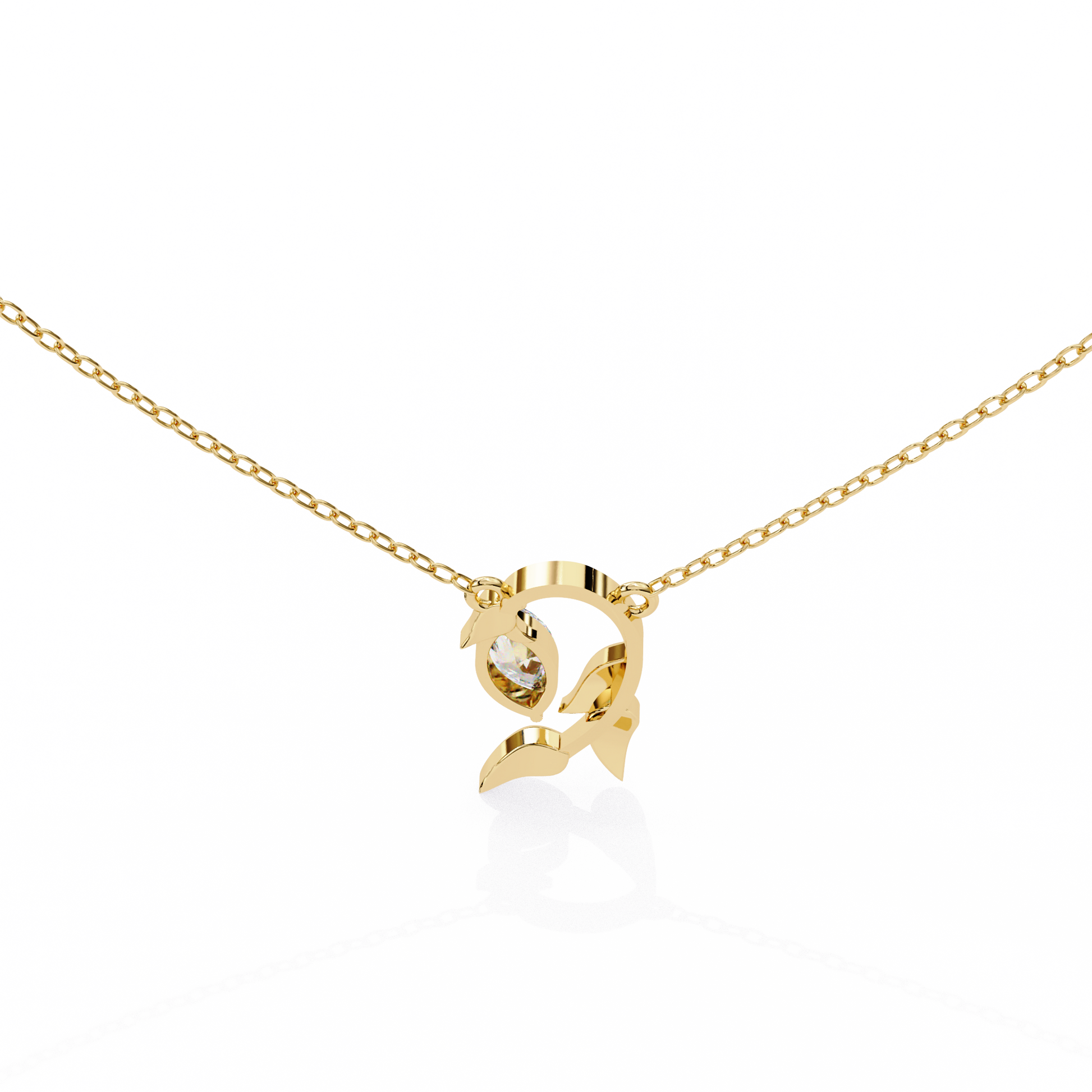 Yellow Gold / Moissanite, Yellow Gold / Lab Grown