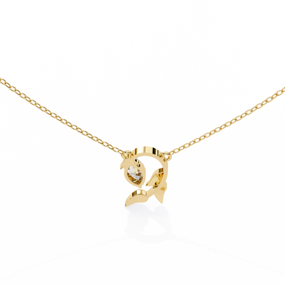Yellow Gold / Moissanite, Yellow Gold / Lab Grown