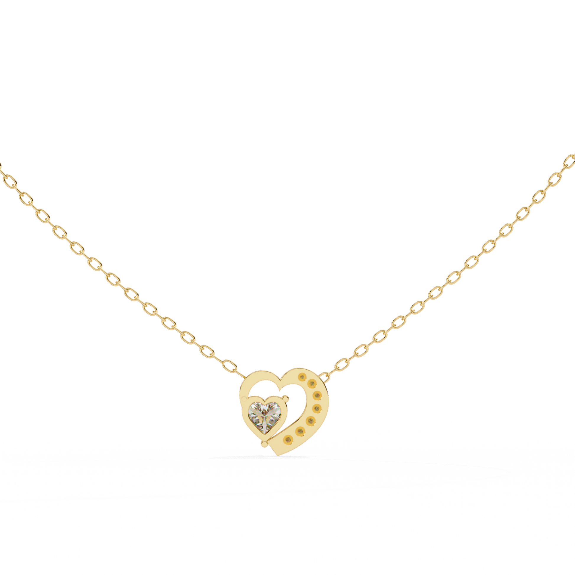 Yellow Gold / Moissanite, Yellow Gold / Lab Grown