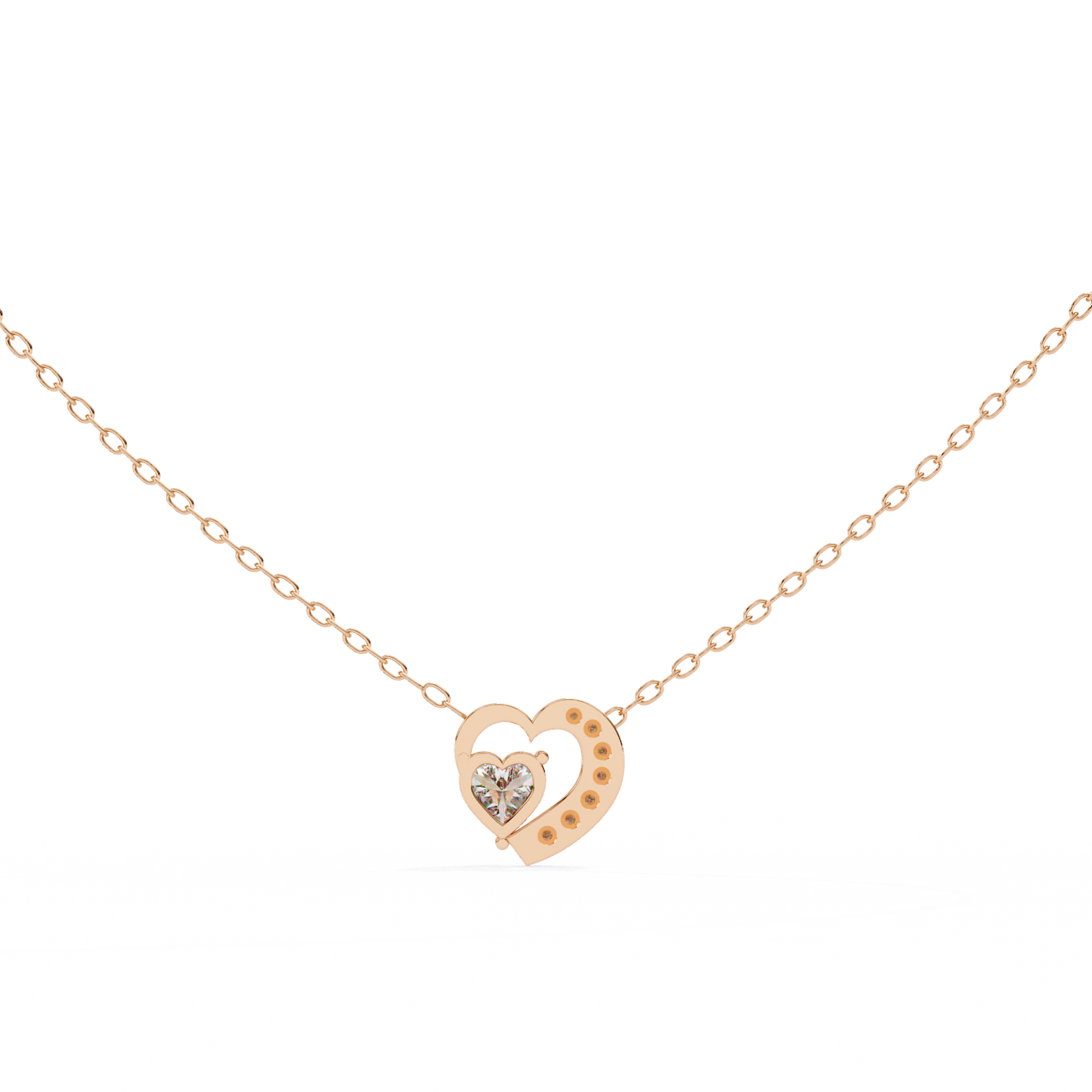 Rose Gold / Moissanite, Rose Gold / Lab Grown