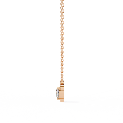 Rose Gold / Moissanite, Rose Gold / Lab Grown