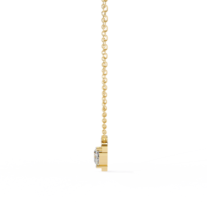 Yellow Gold / Moissanite, Yellow Gold / Lab Grown