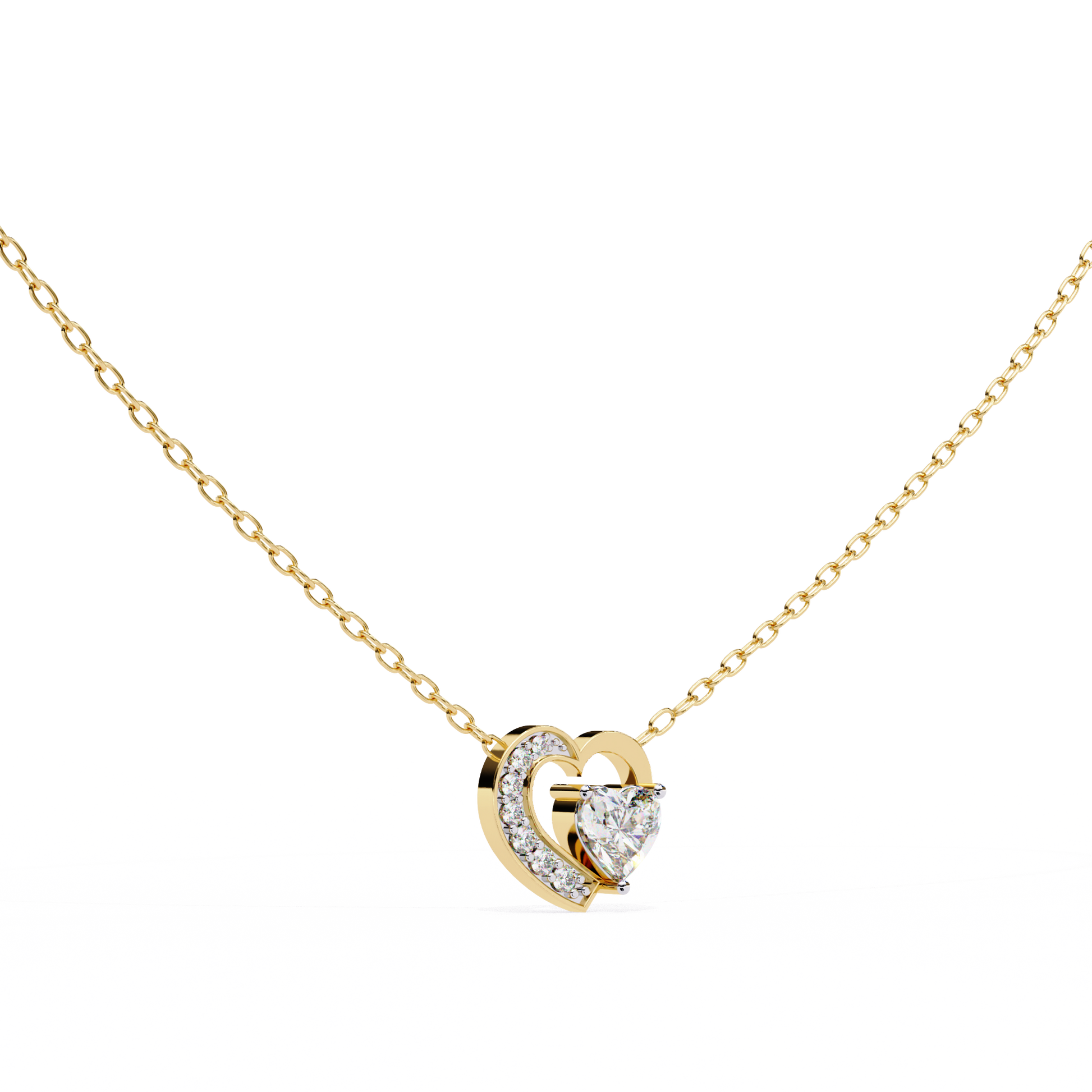 Yellow Gold / Moissanite, Yellow Gold / Lab Grown