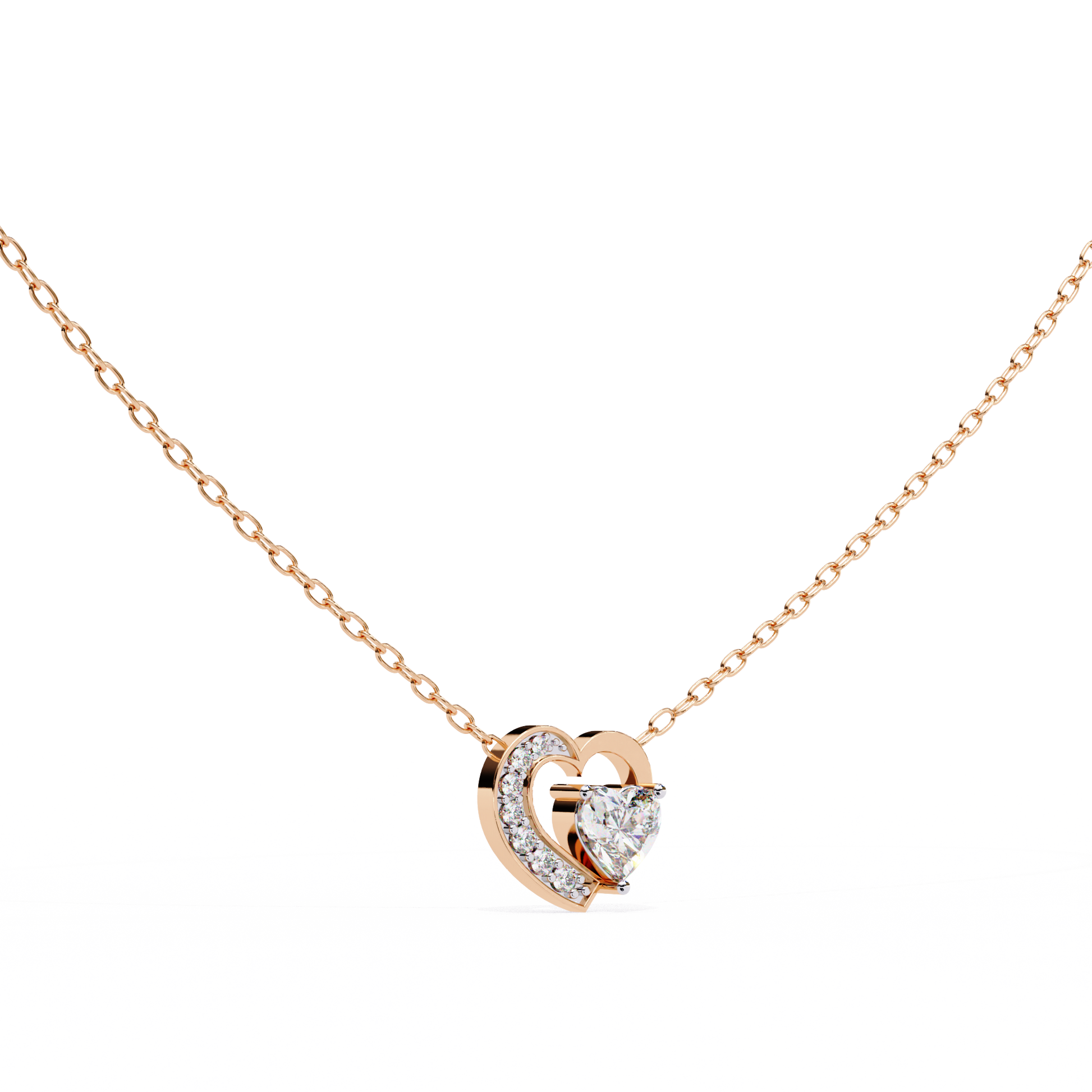 Rose Gold / Moissanite, Rose Gold / Lab Grown